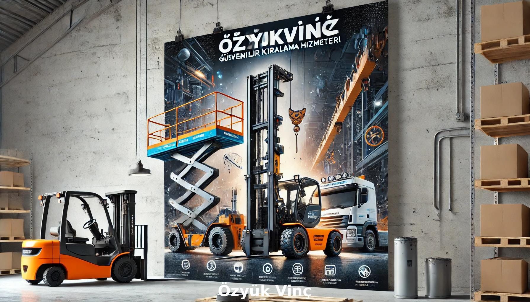 Kiralık Mobilvinç, Kiralık Sepetli Vinç, Kiralık Forklift,
